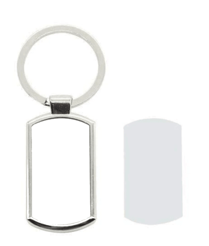 Silver Metal keyring