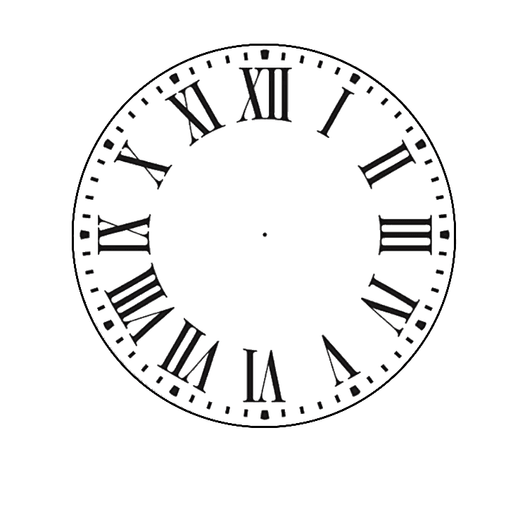 Single photo clock 20cm - Luxe Custom Designer