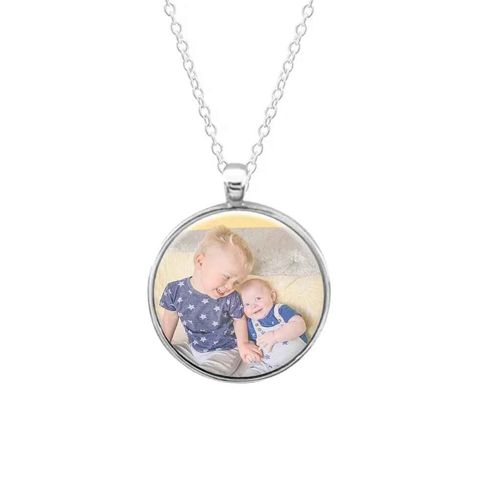 Single photo Pendant Leather