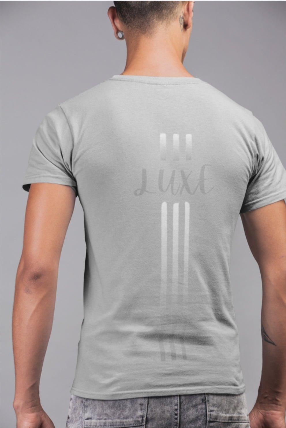 Triple Vertical Luxe T-Shirt - Luxe Custom Designer