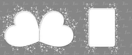 Double Heart 3 image photo mug - Luxe Custom Designer