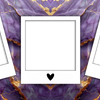 Purple with gold specs
