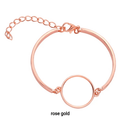 Rose Gold Photo Bracelet