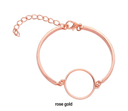 Rose Gold Photo Bracelet