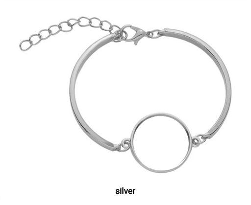 Silver Photo Bracelet