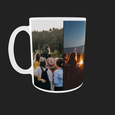 3 Panel Photo Mug