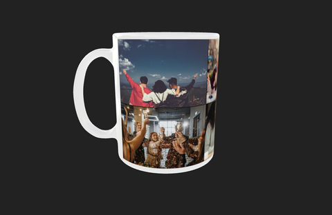 6 Panel Photo Mug