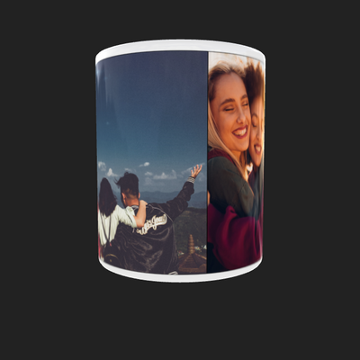 Double Panel Photo Mug