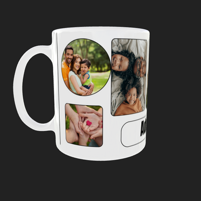 7 Panel Photo Mug