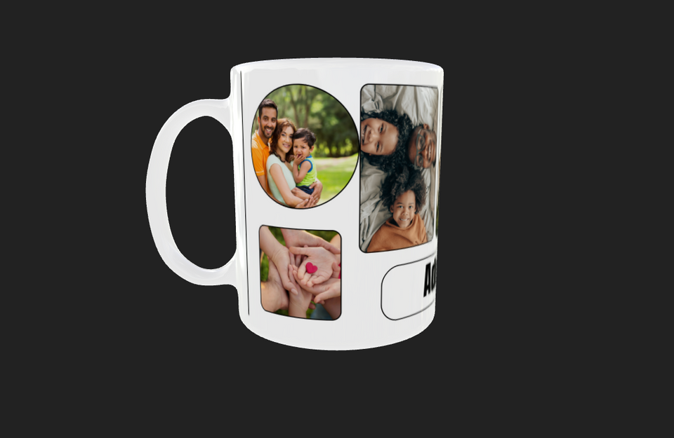 7 Panel Photo Mug - Luxe Custom Designer