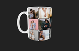 18 Panel Collage Photo Mug