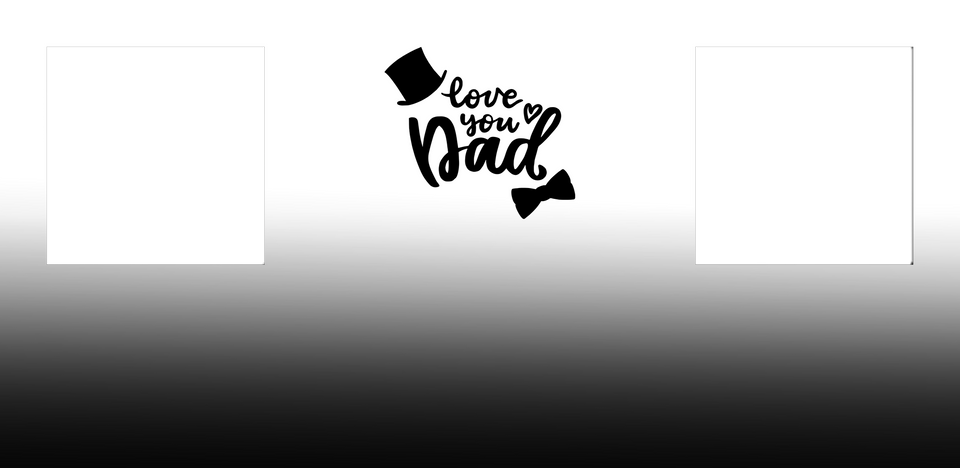 2 image love you dad mug - Luxe Custom Designer