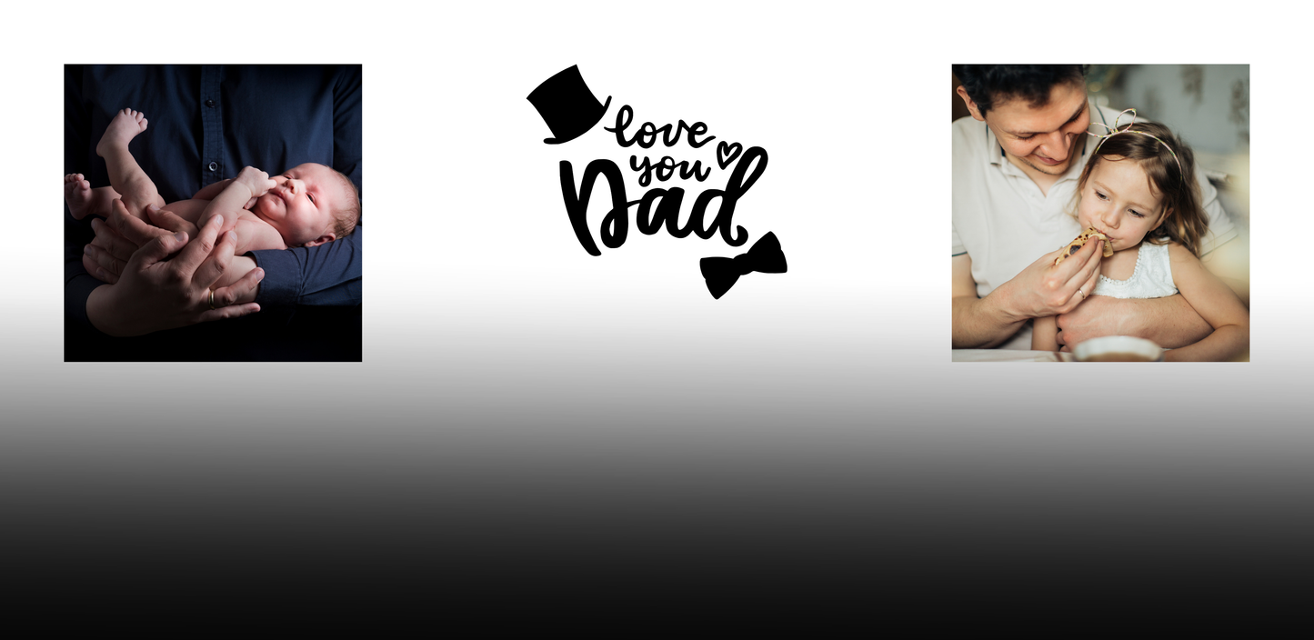 2 image love you dad mug