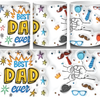 Personalised Best dad ever with names - Luxe Custom Designer
