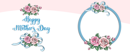 Pink & White Mothers day photo mug - Luxe Custom Designer