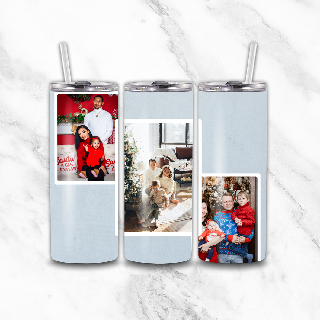 3 Image Photo Tumbler - Luxe Custom Designer