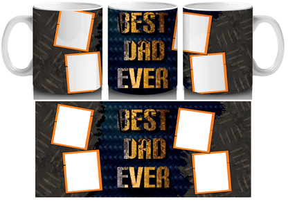Best Dad Ever Photo Mug - Luxe Custom Designer