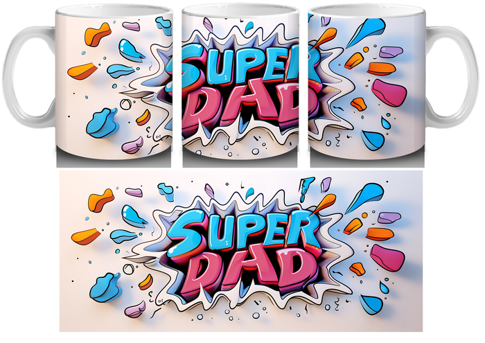 Super Dad Mug - Luxe Custom Designer