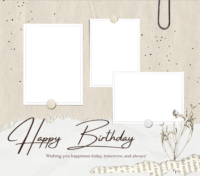 Birthday 3 Image Slate