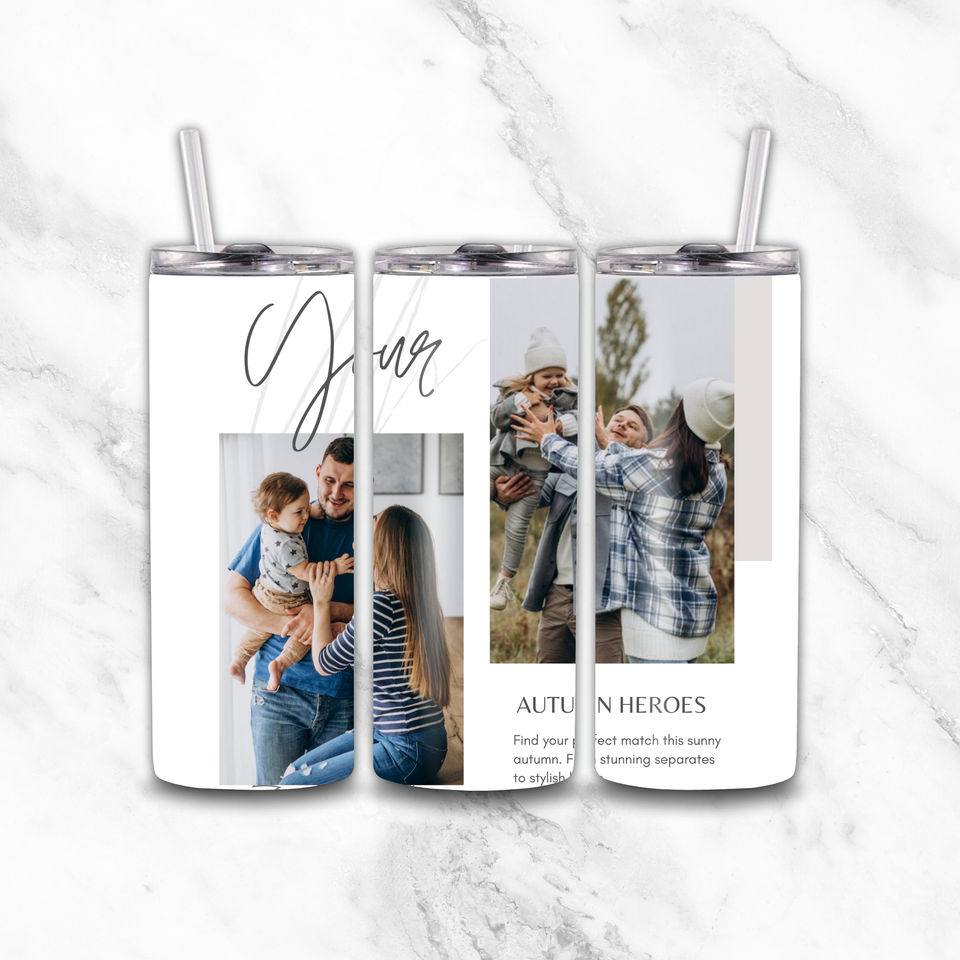 2 Image 20OZ Tumbler - Luxe Custom Designer