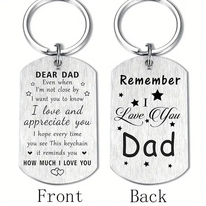 Dad Keyring - Luxe Custom Designer