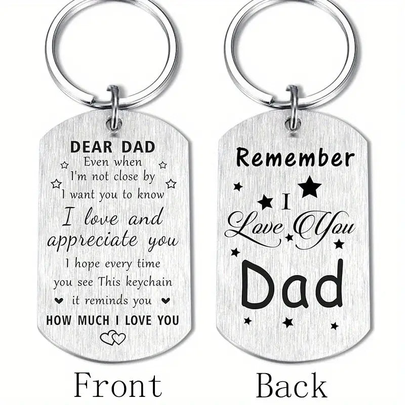 Dad Keyring - Luxe Custom Designer