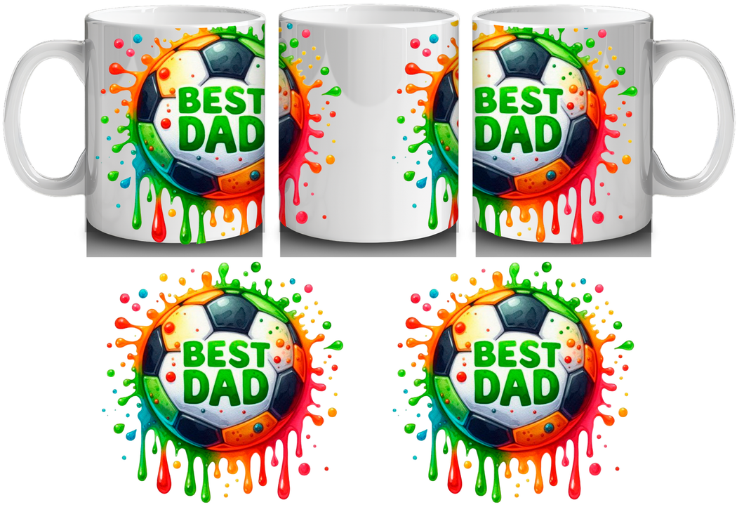 Football Dad Mug - Luxe Custom Designer