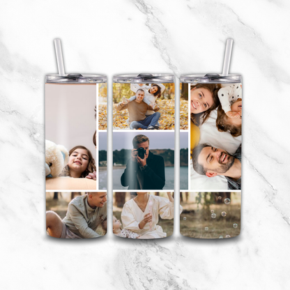 5 Image Photo Tumbler - Luxe Custom Designer