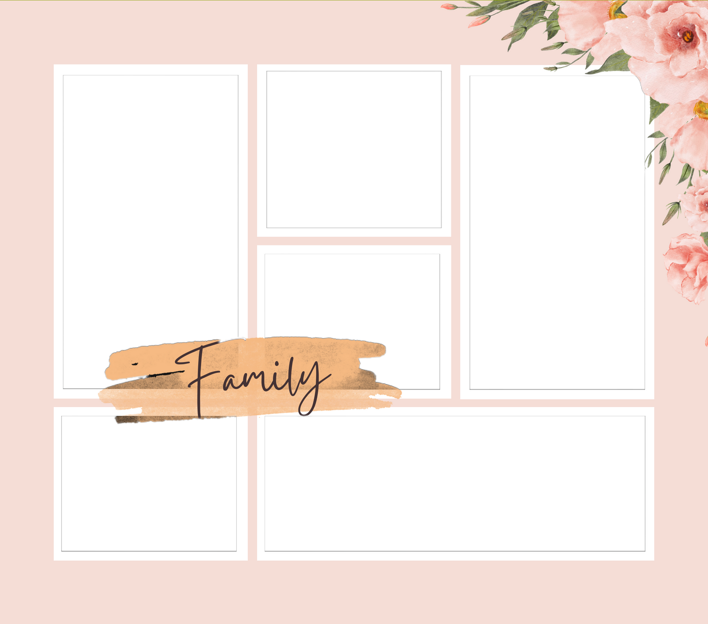 6 panel Family Slate - Luxe-Custom-Designer