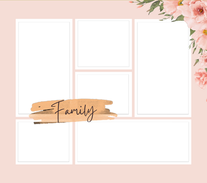6 panel Family Slate - Luxe Custom Designer