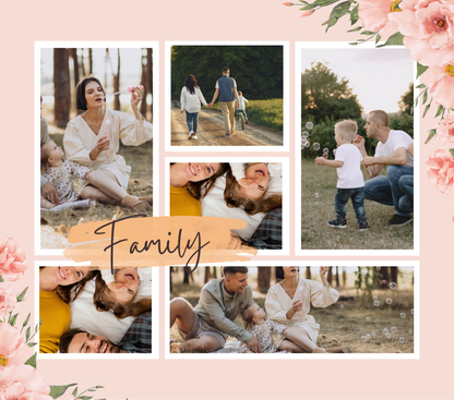 6 panel Family Slate - Luxe Custom Designer