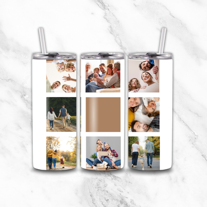 8 Image Photo Tumbler - Luxe Custom Designer