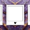 Purple with gold specs
