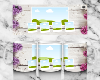 5 Panel Photo Mug - Luxe Custom Designer