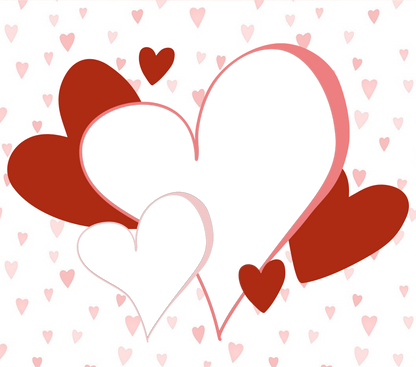 2 Heart 20oz Tumbler - Luxe Custom Designer