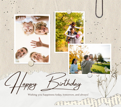 Happy Bday image Tumbler - Luxe Custom Designer
