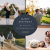 Happy Birthday 4 Image Slate - Luxe Custom Designer