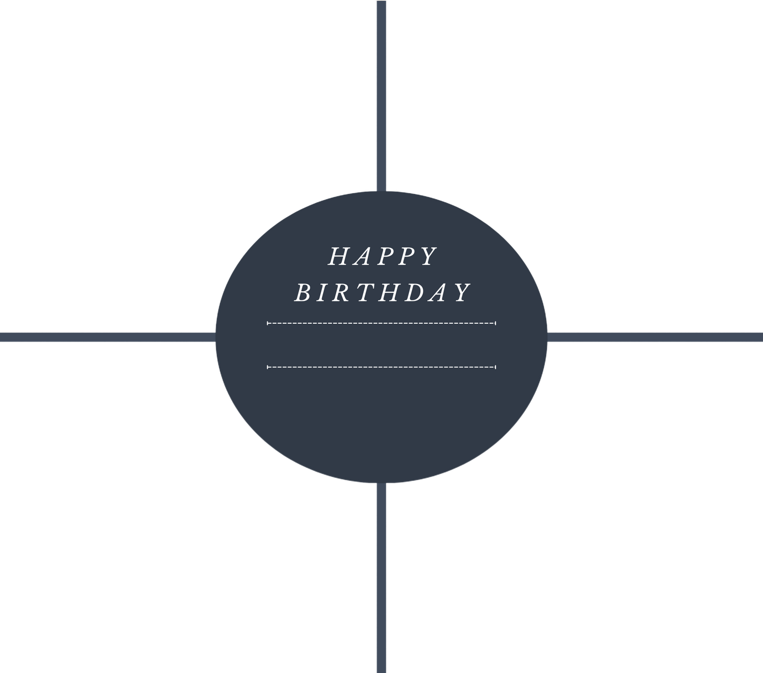 Happy Birthday 4 Image Slate - Luxe-Custom-Designer