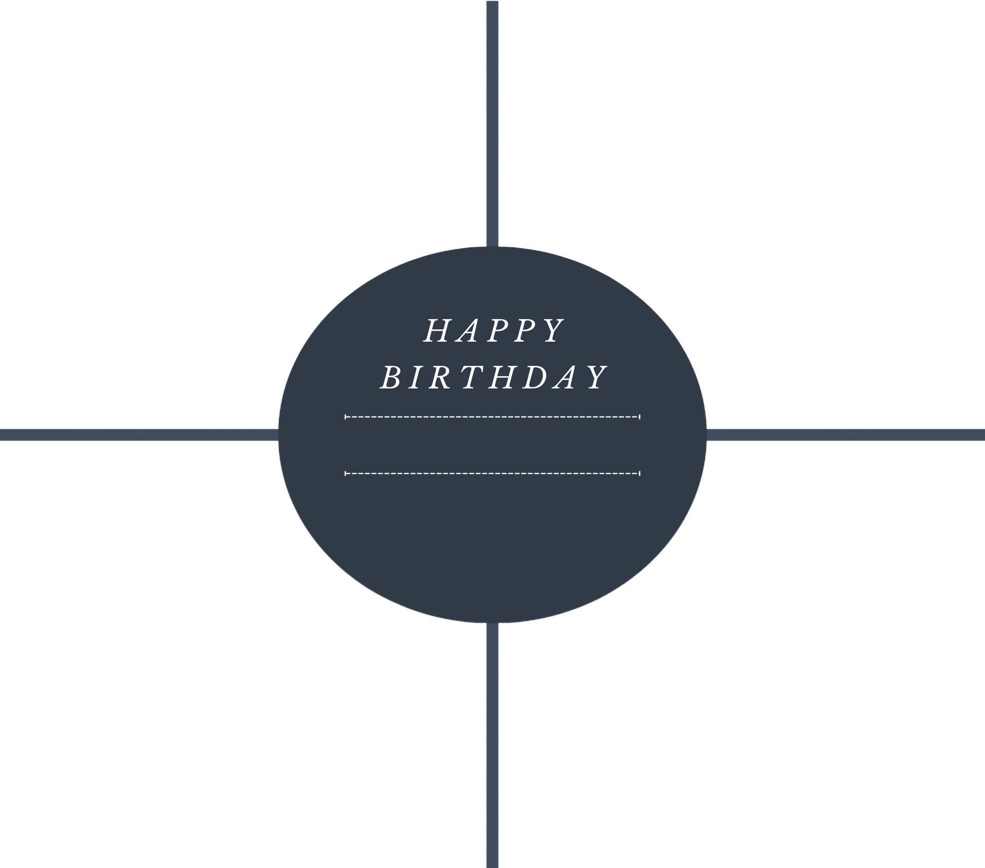Happy Birthday 4 Image Slate - Luxe-Custom-Designer