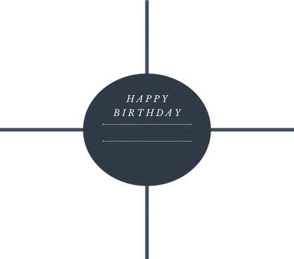 Happy Birthday 4 Image Slate - Luxe-Custom-Designer