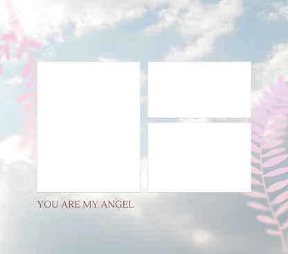 My angel 3 image tumbler - Luxe Custom Designer