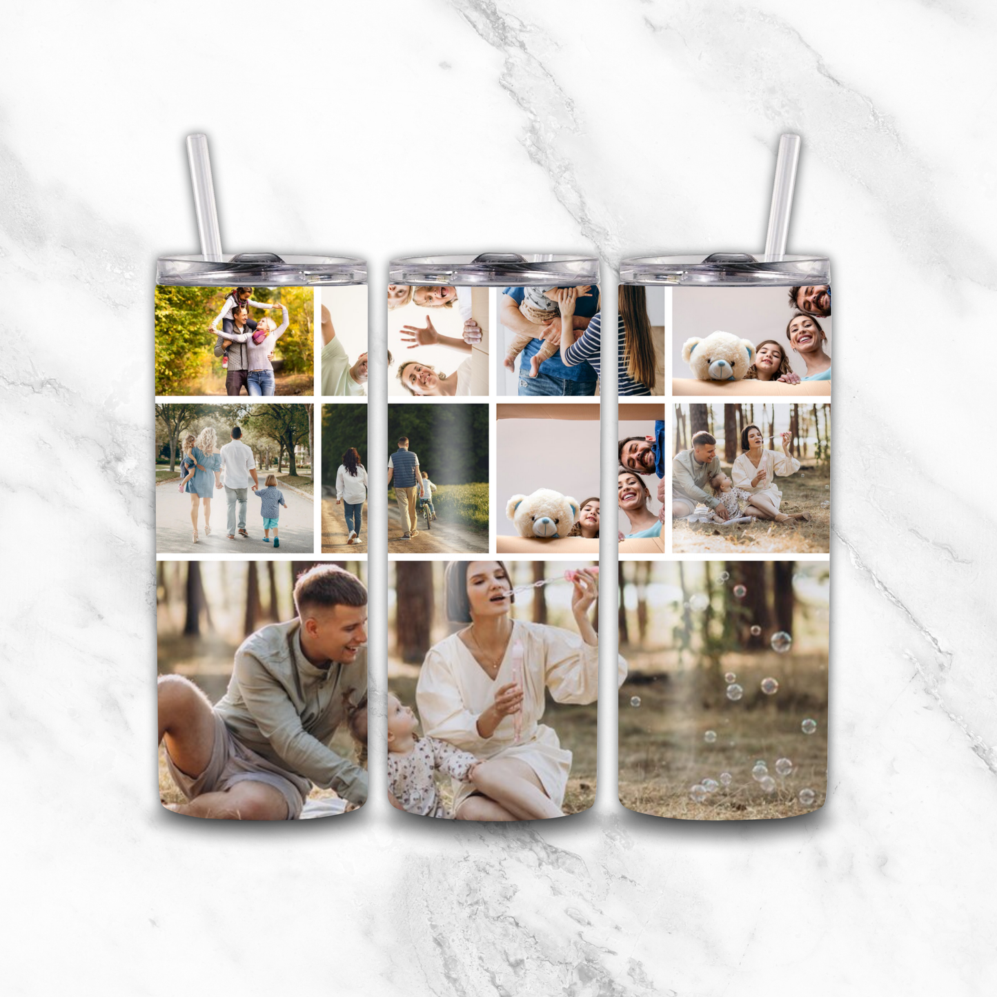 9 image tumbler
