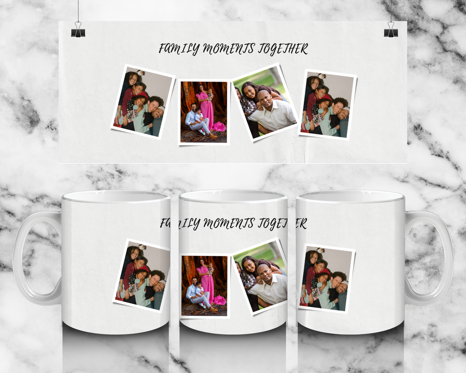 4 Panel Family Mug - Luxe Custom Designer