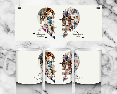 LOML Puzzle photo mug - Luxe Custom Designer