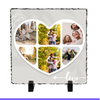 6 Image Heart Photo Slate - Luxe Custom Designer