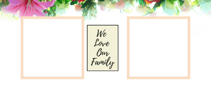 2 Panel Family photo mug - Luxe-Custom-Designer