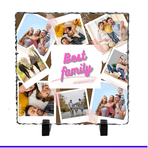 8 Image Family photo slate