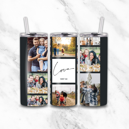 LOVE Photo Tumbler - Luxe Custom Designer