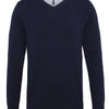 Men's cotton blend v-neck sweater