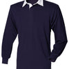 Long sleeve plain rugby shirt